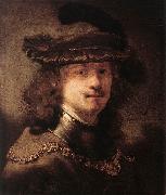 FLINCK, Govert Teunisz. Portrait of Rembrandt df Sweden oil painting artist